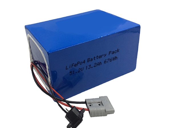51.2V 13.6Ah IFR26650 Deep Cycle LiFePo4 Battery