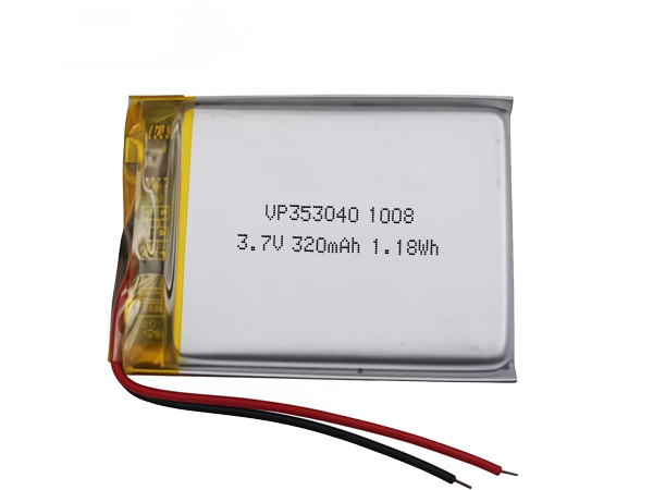 353040 3.7V 320mAh 1.18Wh Polymer Lithium Battery