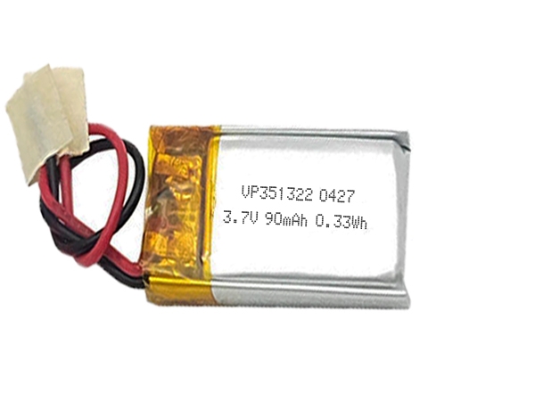 351322 3.7V 90mAh LiPO Rechargeable Battery