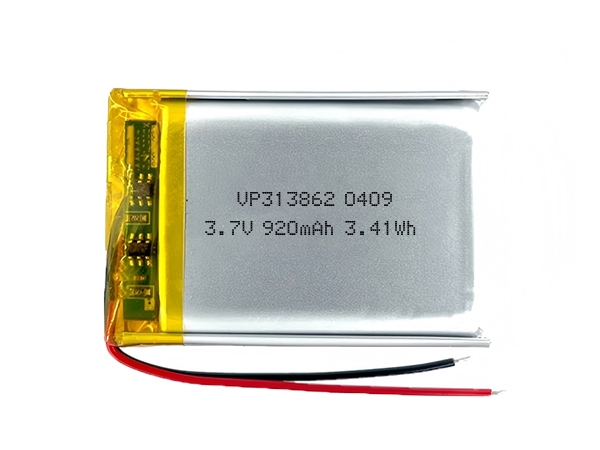 313862 3.7V 920mAh 锂聚合物充电电池