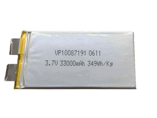 3.7V 33000mAh 10087191 Semi Solid State LiPO Battery