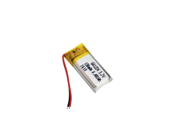 3 7V 130mAh 601224 Rechargeable Lithium Polymer Battery VCELL POWER CO