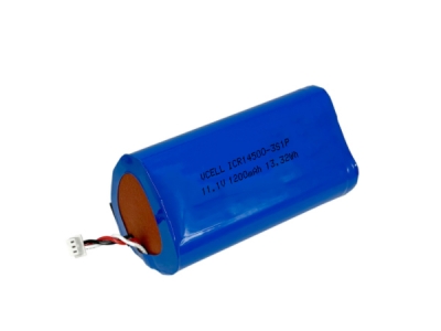 11.1V 1200mAh 14500 Triangular Structure Li Ion Rechargeable Battery For Hair Clipper
