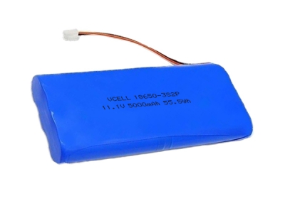 11.1V 5000mAh 3S2P 18650 Rechargeable Lithium Ion Battery Pack