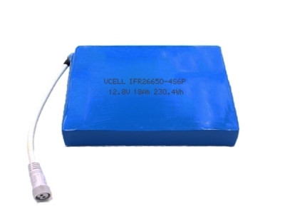 12.8V 18Ah IFR26650 LiFePO4 Rechargeable Battery For All-In-One Solar Street Lights