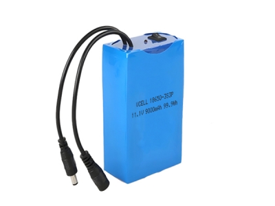 12V 9000mAh 18650 Rechargeable Lithium Ion Battery