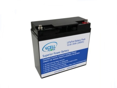 12V 20Ah Deep Cycle LiFePo4 Battery With ABS Case