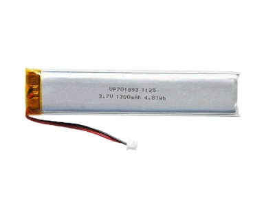  3.7V 1300mAh 701893 LiPo Rechargeable Battery
