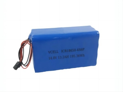 14.8V 13.2Ah 18650 Li-Ion Battery Pack