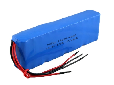 14.8V 12Ah 4S6P 18650 Rechargeable Lithium Ion Battery Pack