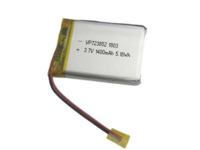 3.7V 1400MAH Rechargeable LiPo Battery 723852