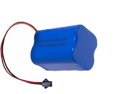 3.2V 6000mAh IFR18650 1S4P Lifepo4 Rechargeable Battery Pack