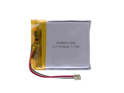655252 3.7V 2100mAh LiPo Rechargeable Battery With PCM