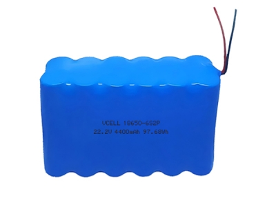 22.2V 4400mAh 18650 Rechargeable Lithium Ion Battery Pack