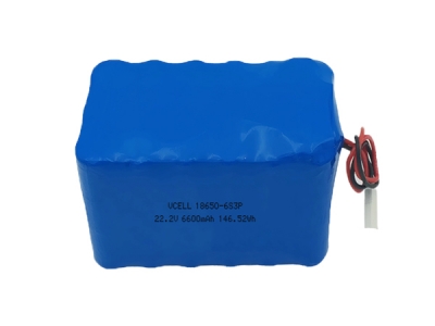 22.2V 6600mAh 6S3P 18650 Li-Ion Battery