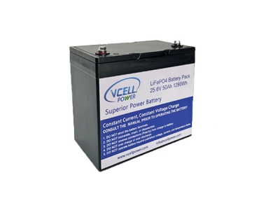 24V 50Ah Deep Cycle Lifepo4 Rechargeable Battery With ABS Case