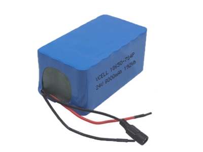 24V 8000mAh 18650 7S4P Lithium Ion Rechargeable Battery 