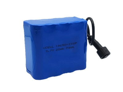 3.7V 20Ah Li-Ion 18650 Rechargeable Battery With BMS