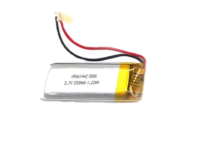 3.7V 330mAh 661442 Rechargeable Lithium Polymer Battery