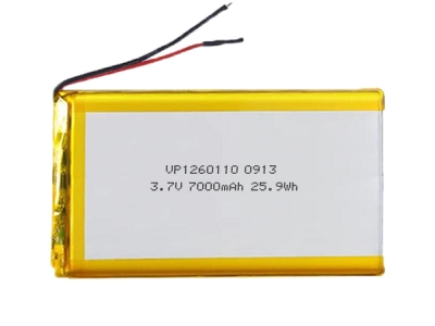 3.7V 1260110 7000mAh Rechargeable Lipo Battery