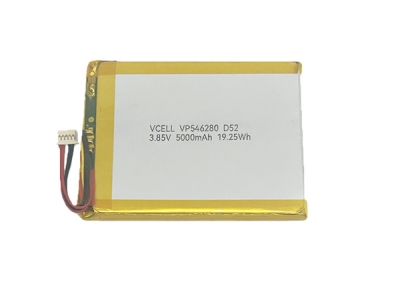 546280 3.85V 5000mAh Rechargeable Lithium Polymer Battery