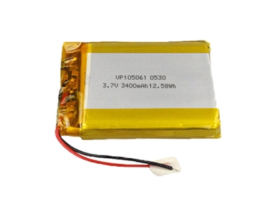 105061 3.7V 3400mAh 锂聚合物充电电池