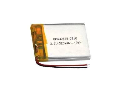 402535 3.7V 320mAh Rechargeable Lipo Battery With PCM