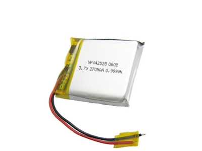 442528 3.7V 270mAh Rechargeable Lithium Polymer Battery