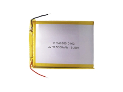 3.7V 5000mAh 546280 Lipo Rechargeable Battery For Power Bank