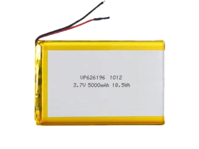 3.7V 5000mAh 626196 Rechargeable Lipo Battery