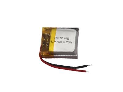 501515 3.7v 70mAh Li-Polymer Rechargeable Battery For Earbuds