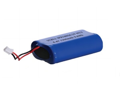 IFR18650 6.4V 1500mAh LiFePo4 Battery Pack With PCM And Wire