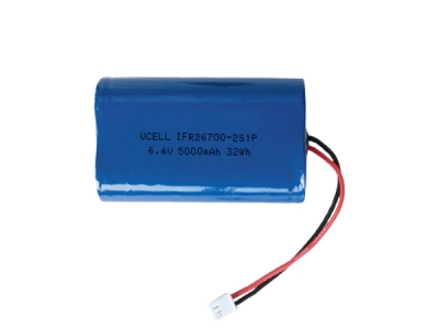 6.4V 5000mAh 26700 磷酸铁锂电池