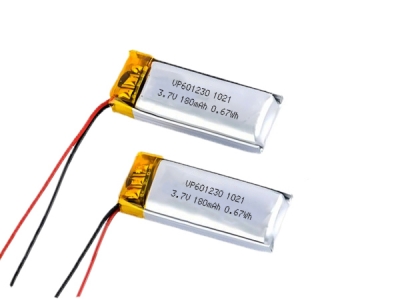 601230 3.7V 180mAh Rechargeable Lipo Battery