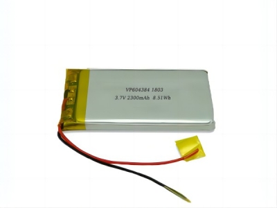 604384 3.7V 2300mAh Rechargeable Lithium Polymer Battery