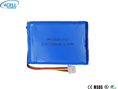 633650 3.7V 1200mAh Li-Polymer Battery For Bluetooth Devices