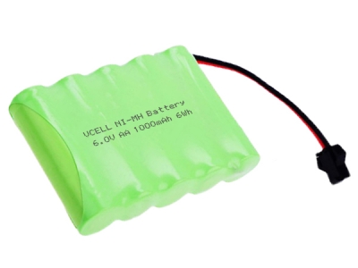 6V AA 1000mAh Nimh Rechargeable Battery Pack