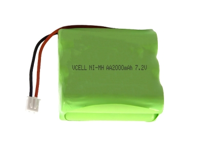 7.2V AA2000mAh NiMH Rechargeable Battery For Control Security Panel Alarm System 