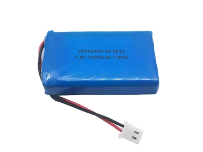 7.4V 1000mAh 503450-2S Rechargeable Lipo Battery