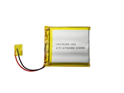 875065 3.7V 2700mAh Li-Polymer Battery