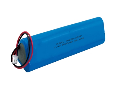 7.4V 9000mAh 2S3P 18650 Rechargeable Li-Ion Battery