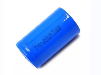 ICR15270 3.7V 400mAh Li-Ion Battery