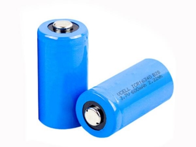 3.7V 600mAh ICR16340 Rechargeable Li-Ion Battery