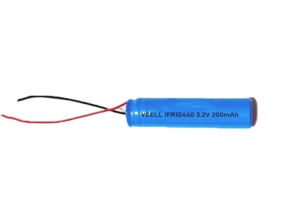 3.2V 200mAh IFR10440 Rechargeable LiFePo4 Battery With PCM