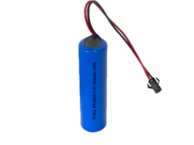 3.2V 1500mAh IFR18650 Rechargeable Lifepo4 Battery With PCM