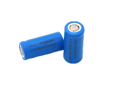 ICR10220 3.7V 130mAh Li-Ion Battery