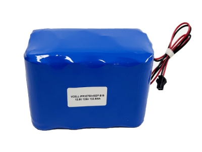 12V 12Ah IFR32700 4S2P LiFePo4 Rechargeable Battery Pack