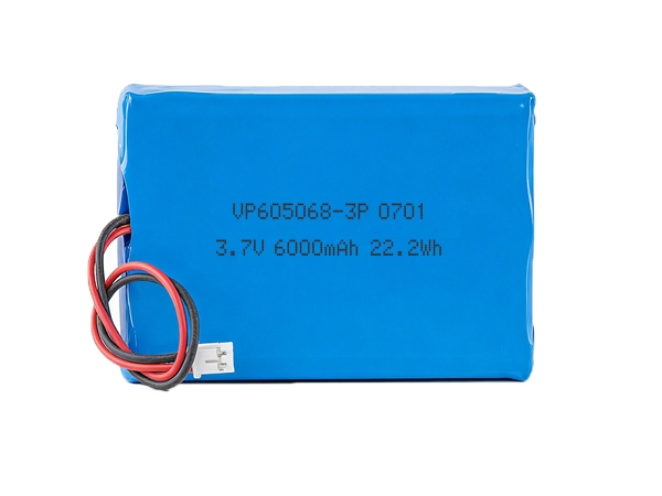 3.7V 6000mAh 605068-3P Large Capacity LiPO Battery