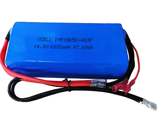 14.8V 6600mAh 4S3P 18650 Rechargeable Li Ion Battery