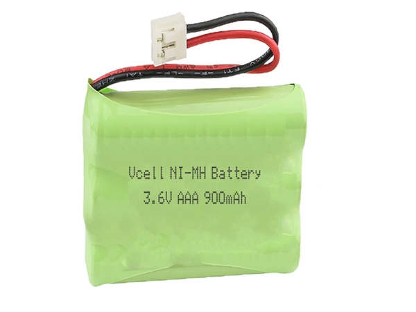 AAA 3.6V 900mAh NiMH Battery Pack